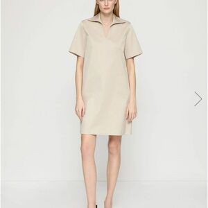 Lafayette 148 New York Beige Mini Dress